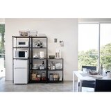 YAMAZAKI Mat črn jeklen regal 60x90x46,5 cm Tower – | Shoptok.si