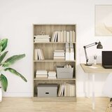 vidaXL Regal za knjige boja hrasta 80x24x143 cm od konstruiranog drva | shoptok.hr