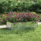 Furnova Visoka greda 160x80x45 cm pocinkano jeklo srebrna, (21920426) Cene