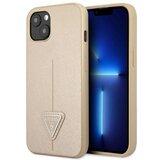 Guess HARDCASE OVITEK ZA IPHONE 14 PLUS 6.7 BEŽ SAFFIANO TRIKOTNI LOGO, (21833920) | Shoptok.si
