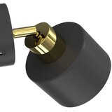  Zidno spot svetlo PARKLA 1xE27/15W/230V crna/zlatna | Eponuda.com