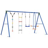  Set vanjskih ljuljački Šareni Čelik i PE | shoptok.hr