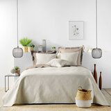 Douceur d intérieur Krem set prekrivača i jastučnice od mikrovlakana 240x260 cm Romane – | shoptok.hr