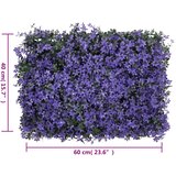  Ograda od umjetnog lišća 24 kom ljubičasta 40 x 60 cm | Eponuda.com
