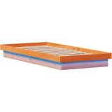  LED okvir kreveta voštano smeđi 90 x 190 cm od masivne borovine | shoptok.hr