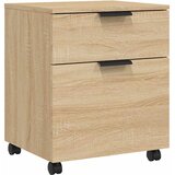  Mobilni ormarić za spise hrast 45x38x54 cm konstruirano drvo | shoptok.hr