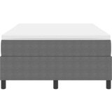  Krevet s box springom s madracem Svijetlosivi 120x200 cm Tkanina od kordona | shoptok.hr
