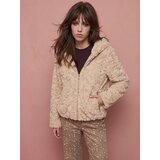 Sinsay Jakna s kapuljačom s umjetnim krznom | shoptok.hr