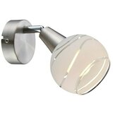 Globo Elliott Stropni reflektor (4 W, Bele barve/prozoren, nikelj mat barve, E14, 1 kos) | Shoptok.si