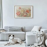  Plakat Flower Bouquet on a Cream Background 90x60 Zlatni okvir s margom | shoptok.hr