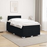  Boxspring krevet s madracem Crna 120 x 200 cm Tkanina | shoptok.hr