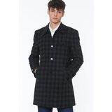 Dewberry PLT7226 BATTAL COAT-STRIPED ANTHRACITE | shoptok.hr