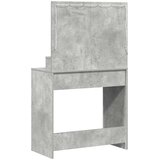  Toaletni stol s policom Betonski sivi 78,5 x 41 x 135 cm | Eponuda.com