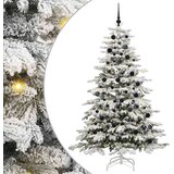 Umjetno božićno drvce s nogom Bijelo 210 cm PE i PVC | shoptok.hr