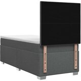  Boxspring krevet s madracem Tamnosiva 100 x 200 cm Tkanina | shoptok.hr