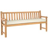 vidaXL Jastuk za paletu za klupu Krem 180x40x8 cm Oxford tkanina | shoptok.hr