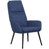 vidaXL Stol za sproščanje modro blago, (20957486) | Shoptok.si