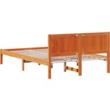  Konstrukcija postelje Rjava 135 x 190 cm Trden borov les, (5000126430) | Shoptok.si