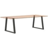  Noge za jedilno mizo v obliki črke V 2 kosa antracit 80 x (72-73,3) cm jeklo, (22123443) | Shoptok.si