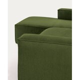 Kave Home Zelena kutna garnitura od samta (s lijevim kutom/s ležaljkom) Blok – | shoptok.hr
