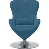  Jajolika fotelja Plava Baršun | shoptok.hr
