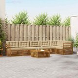  Set vanjskih sofa 7 kom. Prirodna i bež | shoptok.hr