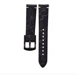 INF Reliefni usnjeni pašček, združljiv s Huawei GT2/3 Pro - eleganten nadomestni pašček Black, (5000079925) | Shoptok.si