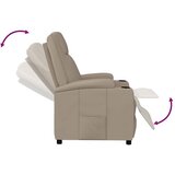  Naslonjač od umjetne kože boja cappuccina | shoptok.hr