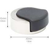 Wagner talni/stenski blažilnik za vrata, dxšxv 39 x 38 x 15 mm, de 2 kosa, videz nerjavnega jekla | Shoptok.si