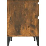  Noćni ormarić boja dimljenog hrasta 40x35x50 cm | shoptok.hr