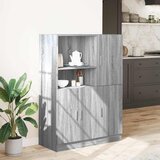  2-dijelni set kuhinjskih ormarića sivo sonoma izrađeno drvo | Eponuda.com
