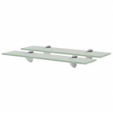 Maison Chic 2 kosi Stenske Police - Viseče police steklo 50x20 cm 8 mm, (21793740) | Shoptok.si