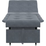 vidaXL Kavč postelja 3-v-1 izvlečna zasnova temno sive žametne | Shoptok.si