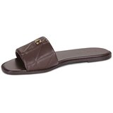 Coach Natikači HOLLY QUILTED LEATHER SANDAL Kostanjeva | Shoptok.si