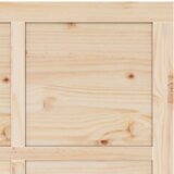 vidaXL Drsna vrata Rjava 90 x 208 cm Trdna borovina | Shoptok.si