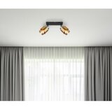 Globo 15560-2 - Spot svetiljka MILLEY 2xE27/40W/230V, crna/mesing | Eponuda.com