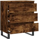  Komoda boja dimljenog hrasta 60 x 35 x 70 cm konstruirano drvo | shoptok.hr