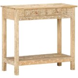 vidaXL Konzolna mizica 80x35x74 cm trden mangov les | Shoptok.si