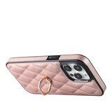 INORCO Za iPhone 12 Pro Max Protiprašna torbica za telefon iz PU usnja+TPU, šivanje romba, držalo za prstan, stojalo za telefon, (22036753) | Shoptok.si