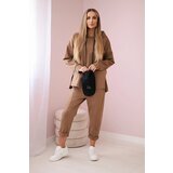 Kesi Set Punto Milano winter hoodie + camel pants | ePonuda.com
