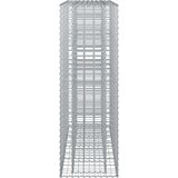  Gabionski uzdignuti krevet 2 pcs Srebrno 170 x 50 x 150 cm | shoptok.hr