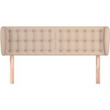  Vzglavje z ušesi kapučino 147x23x78/88 cm umetno usnje, (20932845) | Shoptok.si