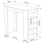Hanah home Barski sto Swallow, Bijeli | Eponuda.ba