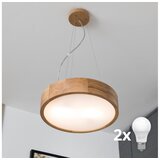  Brilagi - LED luster na sajli CARVALHO 2xE27/60W/230V hrast prečnik 37 cm | Eponuda.com