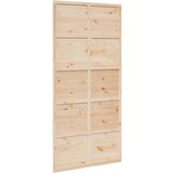 vidaXL Hlevska vrata 100x208 cm trdna borovina | Shoptok.si