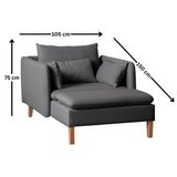 Atelier Del Sofa fotelja flexy anthracite | Eponuda.com