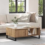 vidaXL Klubska miza artisan hrast 90 x 60 x 35 cm Konstruiran les Cene