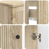 Set kupaonskih ormara od 4 dijela EDE Hrast sonoma | shoptok.hr