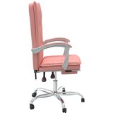  Uredski naslonjač od umjetne kože ružičasti | shoptok.hr