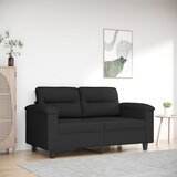 vidaXL Dvosjed Crna 120 cm od mikrovlakana Cijene